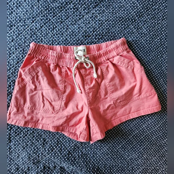 Pact Organic Cotton Drawstring Shorts Sz Small - Picture 1 of 5